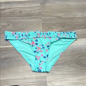 George Floral Bikini Bottoms size large NWT